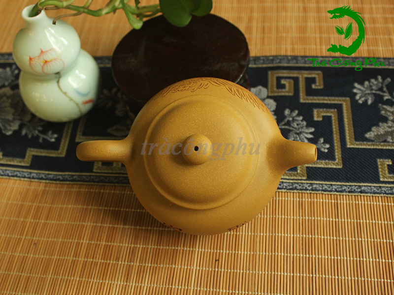 Ấm tử sa chuyết chỉ vân tước ATS1120